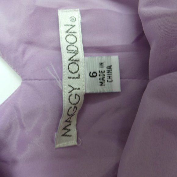 NWT Maggy London Light Purple Sleeveless Dress Sz 6 - Picture 2 of 5